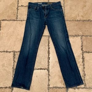 AG men’s protégé straight leg blue jean 32/34